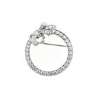 Image 1 of Platinum brooch with diamonds | Approx. 1.47 ct.