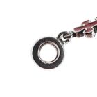 Image 5 of Pandora charm pendant; Silver; Red Puzzle