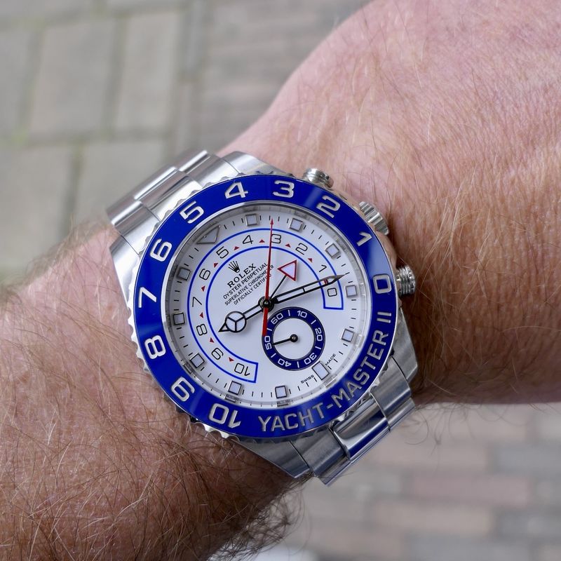 Image 12 of Rolex Yacht-Master II 116680; Men's watch with countdown timer