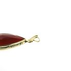 Image 5 of Gold pendant with carnelian
