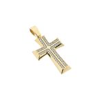 Image 6 of Gold Cross Pendant with Zirconia