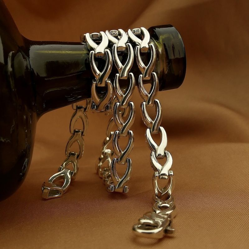 Image 2 of Silver fantasy link chain | 43.5 cm