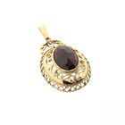 Image 2 of Vintage gold pendant with garnet