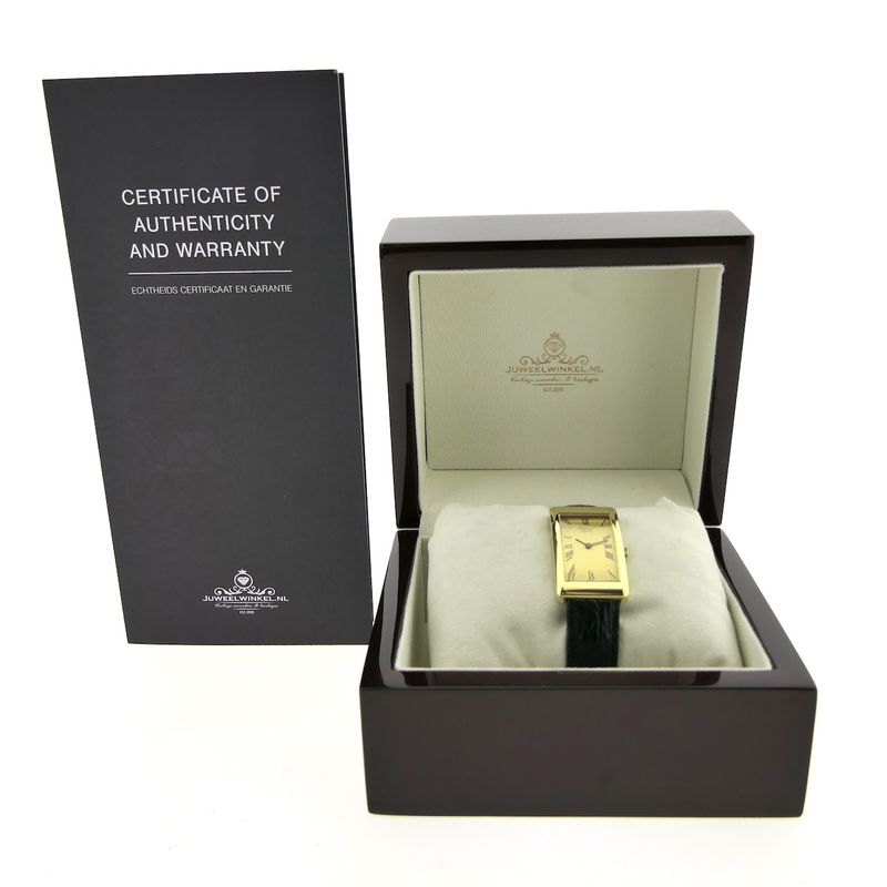 Image 4 of Chopard Classic Tank; Vintage 18k gold watch
