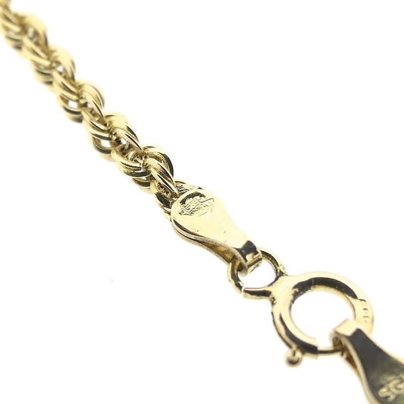 Image 5 of Gold twisted link chain