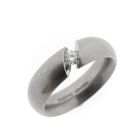 Image 1 of Niessing white gold Narcissus ring set with diamond