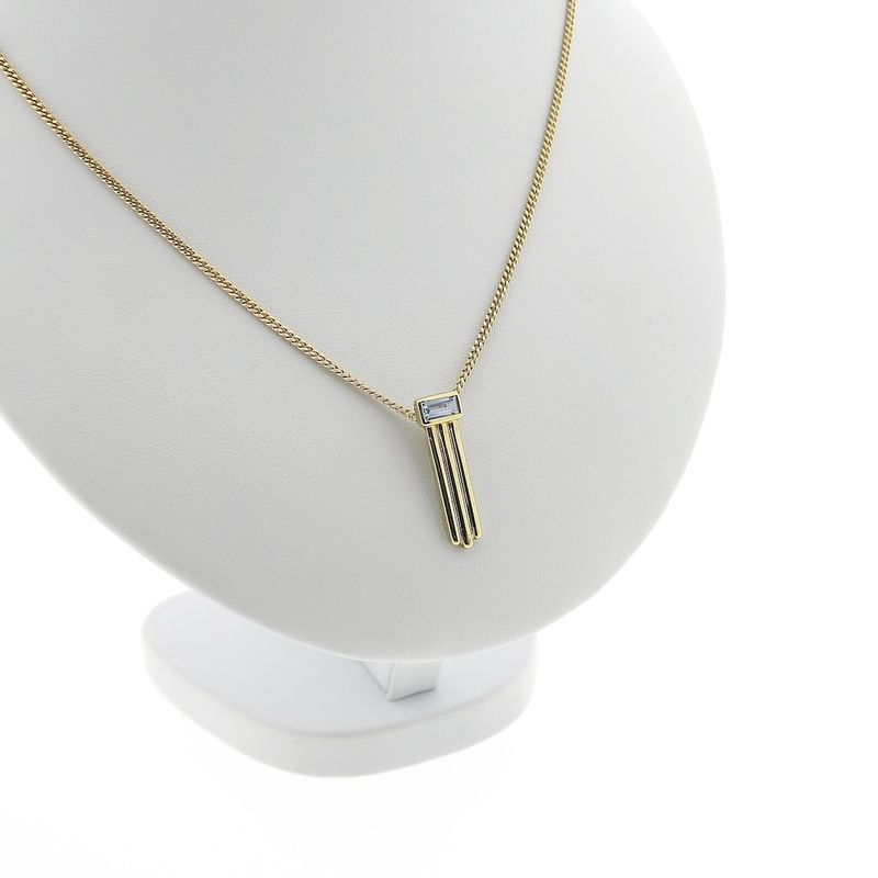 Image 2 of Gold pendant with Aquamarine