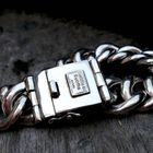 Image 6 of Silver Buddha to Buddha bracelet; Chain XL | 21 cm
