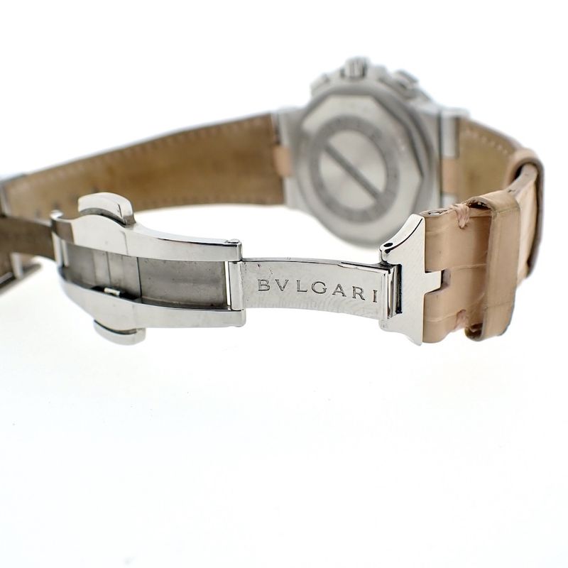 Image 5 of Bulgari Diagono; Unisex watch with diamonds