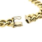 Afbeelding 4 van Gouden gourmetschakel armband | 20,5 cm