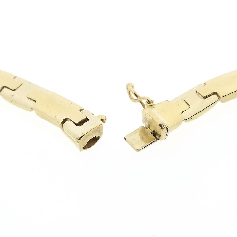 Image 6 of Bicolor gold fantasy link necklace.