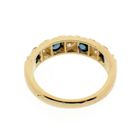 Image 9 of 18-karat gold ring with diamond and sapphire | approx. 0.51 ct.