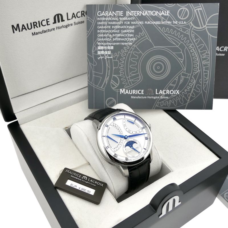 Image 11 of Maurice Lacroix Masterpiece Moon Retrograde MP6588; Automatic men's watch