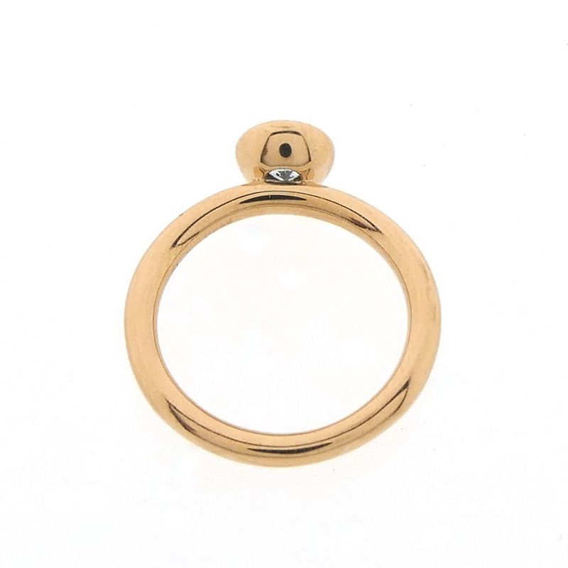 Image 5 of Bron Jewelry rose gold 'Sushi' ring set with aquamarine