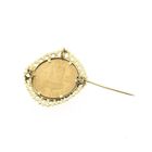 Image 5 of Gold pendant/brooch of 10 guilder coin Queen Wilhelmina 1932