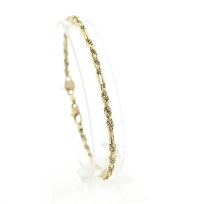 Image 1 of Cento group gold Figarope link bracelet
