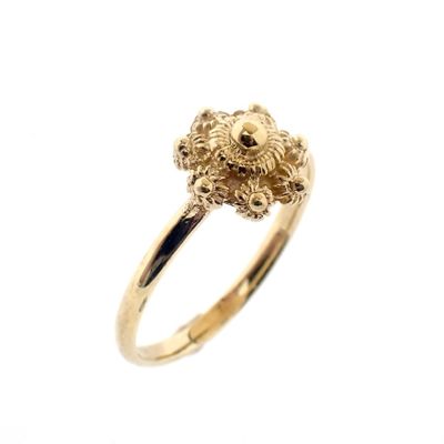 Image 1 of Gold ring with Zeeland button