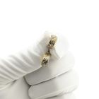 Image 11 of Two-tone gold stud earrings