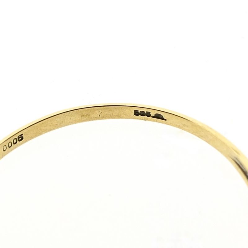 Image 7 of Gold ring with diamond | 0.005 ct.