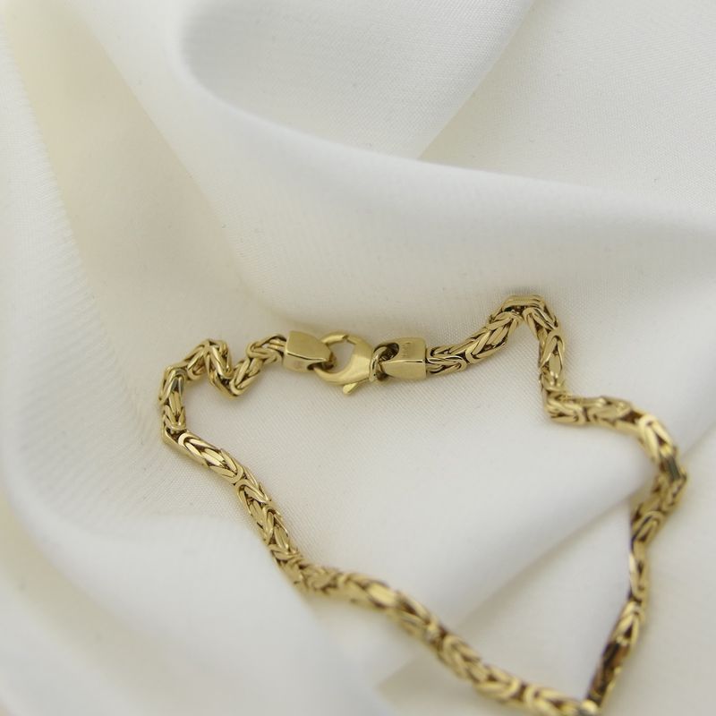 Image 6 of Gold king's link bracelet | 21.5 cm