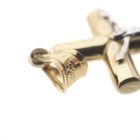 Image 5 of Bicolor gold cross with corpus