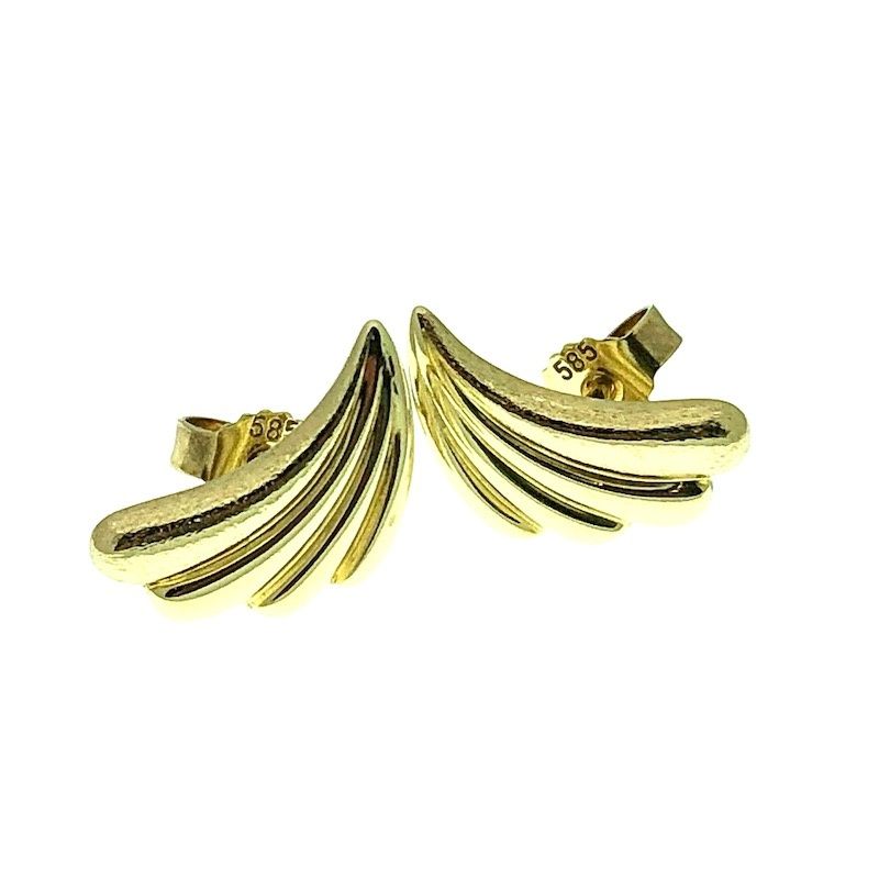 Image 1 of Gold fantasy stud earrings | 14 carats