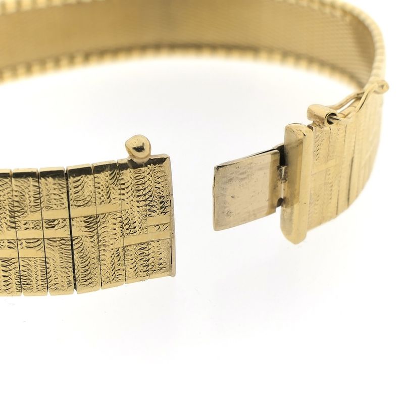 Image 4 of Vintage wide gold bracelet