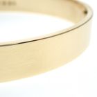 Image 2 of Solid gold wide slave bracelet | Ø 67 mm