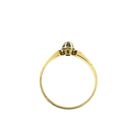 Image 5 of Gold solitaire ring with diamond; 0.03 ct.