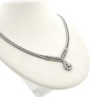 Image 3 of White gold necklace with diamonds 1.06 ct. | 43 mm