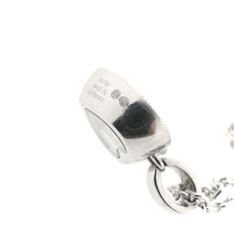 Image 16 of 18K white gold necklace with 0.19 ct. diamond | Chopard