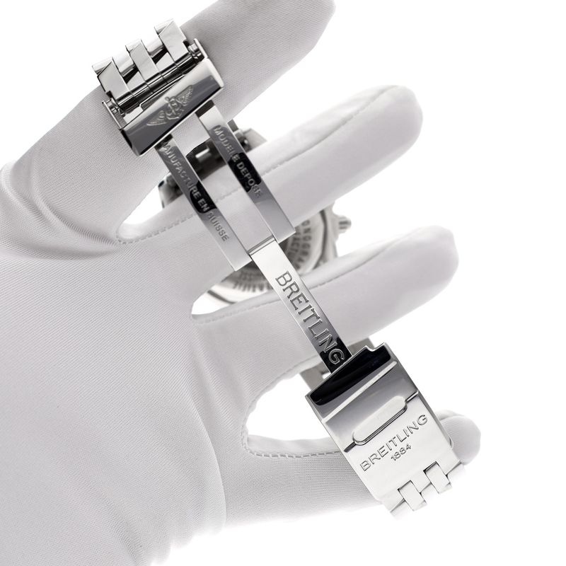 Image 9 of Breitling Chronomat Evolution 'Mother of Pearl' A13356; Chronograph men's watch