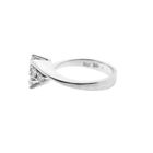 Image 8 of White gold ring with diamond 0.80 ct.