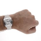Image 20 of Cartier Santos 'Medium' 4075 WSSA0029; Automatic watch