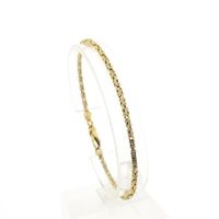 Gold king's link bracelet | 20 cm