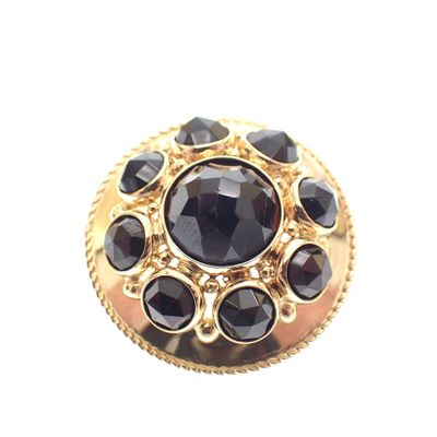Image 1 of Antique gold brooch with garnet