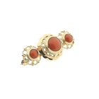 Image 6 of Antique gold brooch with blood coral