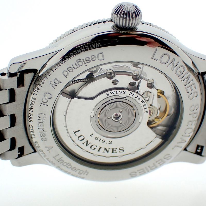 Image 9 of Longines Lindbergh; men's pilot watch