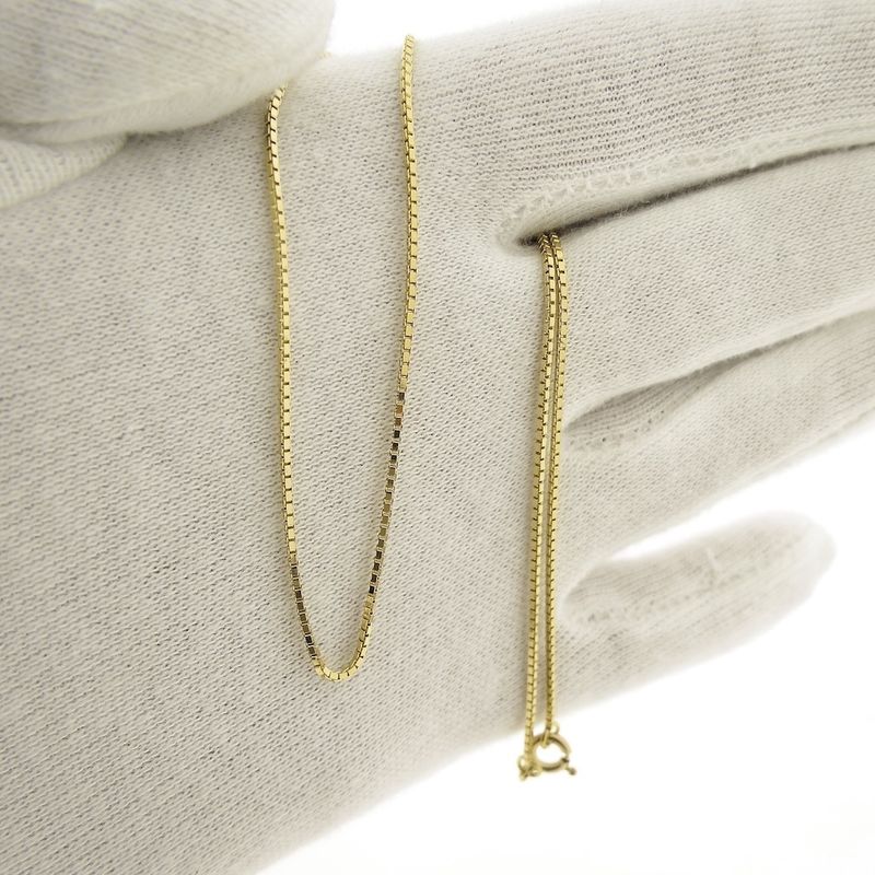 Image 7 of Golden Venetian link chain | 40.5 cm