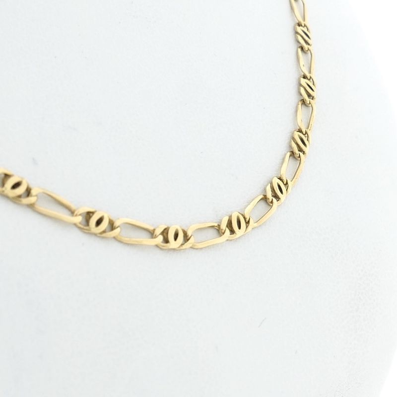 Image 6 of Gold fantasy link chain; 47.5 cm