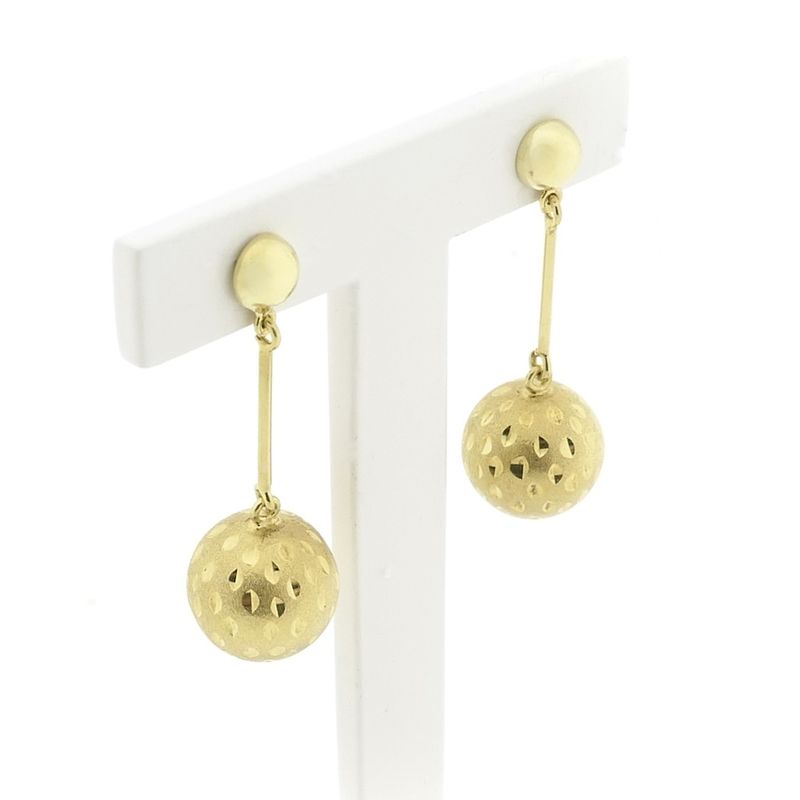 Image 7 of Gold earrings with balls