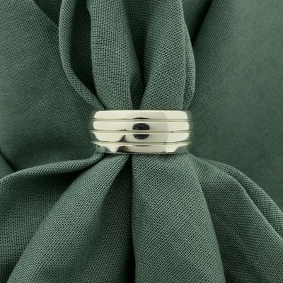 Image 2 of Silver wide men's ring