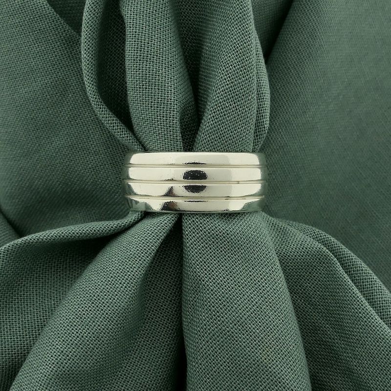 Image 2 of Silver wide men's ring