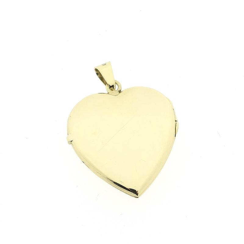 Image 4 of Vintage gold locket pendant | Heart
