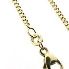 Image 3 of Long gold gourmet link necklace | 61 cm