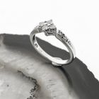 Image 9 of White gold ring with diamonds | 0.24 ct.