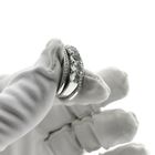 Image 6 of Tirisi white gold rings set with aquamarine and diamonds; 0.24 ct.