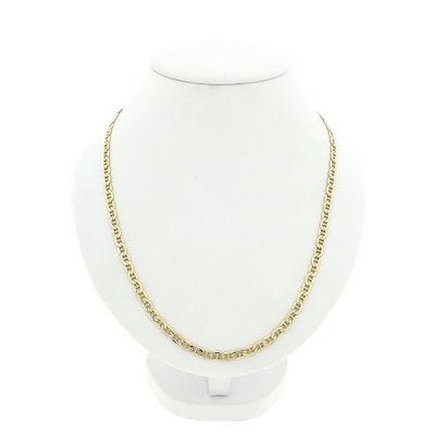 Image 1 of Gold navy link necklace