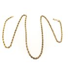 Image 7 of Gold twisted link chain