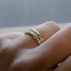 Image 6 of Gold alliance ring with zirconia